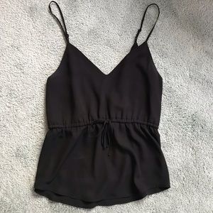 Aritzia Babaton Black Blouse Tank